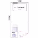 Aluminium Grundregal - 952x1800mm - Tragkraft: 600 kg