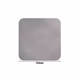 (6 stuks) SELTMANN WEIDEN | Coup bord - plat vierkant - 165x165mm - Grijs