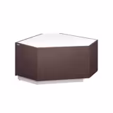 Eck bänkskiva 90 ° (utomhus)