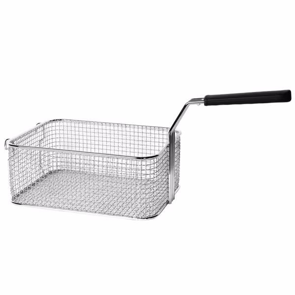 Košara za fritezu - 201x458x187 mm | 8 l - nehrđajući čelik | plastična ručka - za friteze 600 serije - kompatibilno s GFB363T-8, GFB663T-8+8, GFB369T-8, GFB669T-8+8