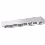 Commercial Wall-Mounted Extractor Hood - 4400mm - with Baffle Filters & Lighting