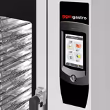 Electric Commercial Combi Oven - Touchscreen Controls - 7" colour touchscreen - 12x GN 1/1 - incl. Automatic washing system & Core temperature probe
