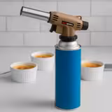 Flambé burner - with adjustable flame - gray