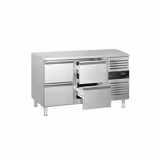 Commercial Counter Fridge ECO - 1360x700mm - with 4 drawers - capacity 282 litres