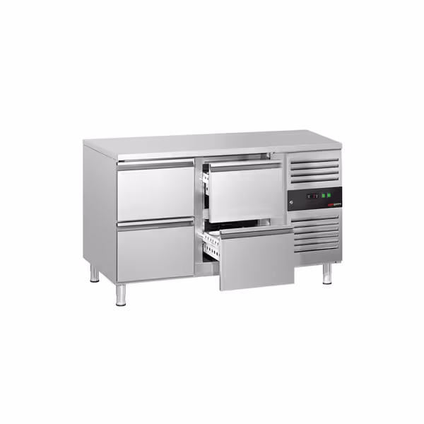 Koelwerkbank ECO - 1360x700mm - met 4 laden