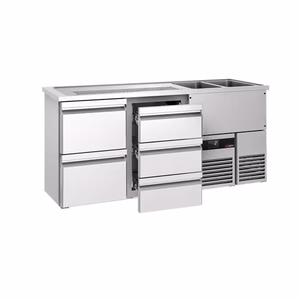 منضدة البار PREMIUM - 1950x700mm - 5 أدراج