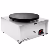 Crêpière professionnelle à gaz - Allumage manuel - Carrée - Ø 400mm