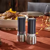 PEUGEOT | DAMAN - Electric Salt & Pepper Mills - Stainless Steel/Acrylic - Height: 160mm