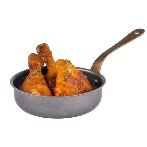 (6 pièces) Casserole à manche / casserole de service - VINTARA - inox - 0,4 litre - Ø 140 mm