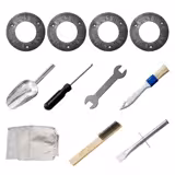 Molino de cereales eléctrico Profesional - 80kg/h - ajuste continuo de molienda - 1500rpm