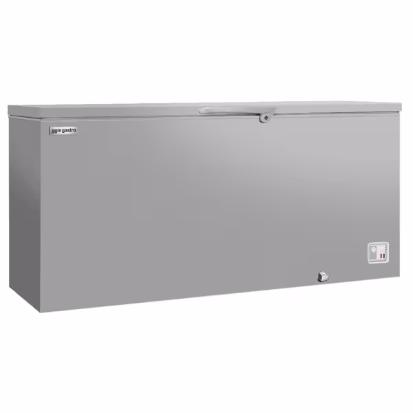 Congélateur coffre - 1800 mm - 534 litres - couvercle en inox - incl. cloison de séparation