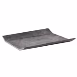 (6 uds) Bandeja GN GN 1/2 - Melamina - ELEMENT - 325x265mm - Altura: 35mm - Gris - apilable - apta para lavavajillas