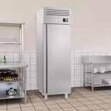 Upright Fridge Stainless steel PREMIUM PLUS - GN 1/1 - 560L - with 1 door