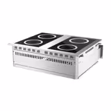 Commercial Drop-in Induction Hob – 6 kW – 4 Cooking Zones