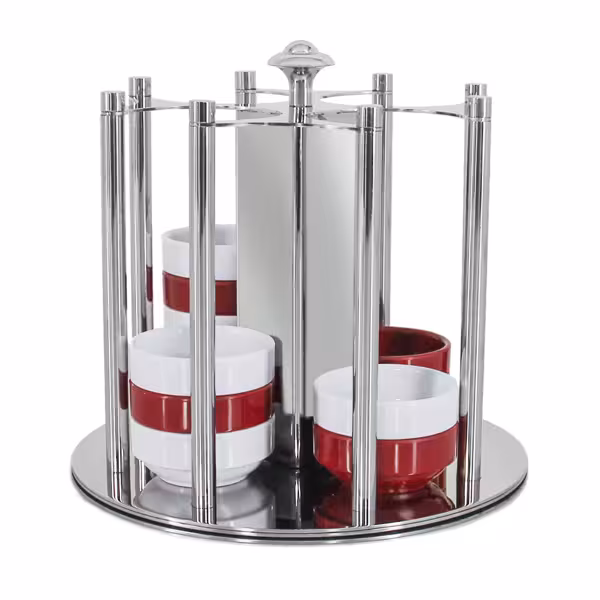 Buffetstandaard - RVS - rond - Ø180mm - Hoogte: 170mm