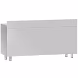 Nerezová pracovní skříňka ECO - 1800x700 mm - se 3 zásuvkami vpravo - se zadním lemem