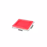 (6 pezzi) CAMBRO | SafeTrak - Coperchio in polipropilene GN 1/6 - Rosso