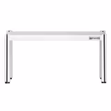 Aufsatzbord Edelstahl - 1 Etage - 1000x370mm - höhenverstellbar