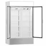 (5 ks) Lednice na nápoje - 6 000 mm - 6 000 l - bezrámové provedení - digitální teploměr - s 10 skleněných dveří & osvětleným reklamním displejem