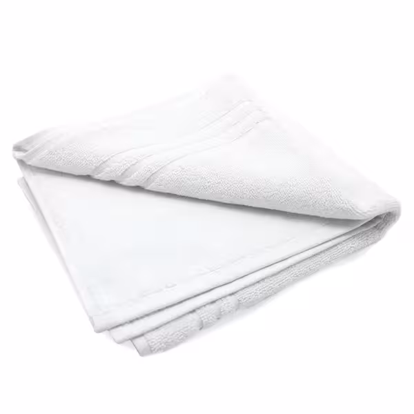 (10 Stück) Oslo Badevorlage - 650g/m² - 50x70cm - Weiß
