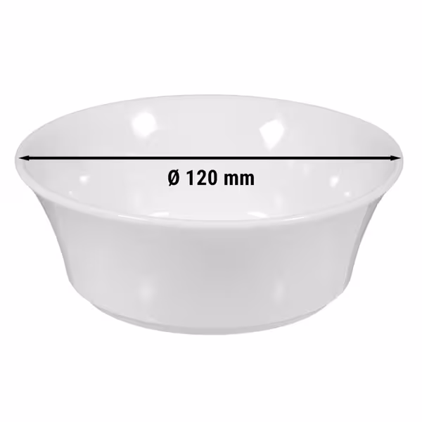 (6 Stück) SELTMANN WEIDEN | Dessertschale - Ø 120mm - Weiß/Uni