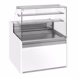 Gekoelde gebaksvitrine - 998x985mm - glazen deur - recht frontglas - LED-verlichting - automatische ontdooiing