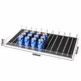 (5 unid) Prateleira para bebidas - acrílico e aço inoxidável - 600x442x75mm - para portas intermédias dos modelos WKBL1500, WKBL1100 e WTBL1100 - 10 compartimentos