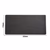 (6 Stück) GN-Tablett 1/3 - SLATE - Melamin - Höhe: 12mm - Schwarz