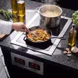 Commercial Drop-in Induction Hob – 3 kW – 2 Cooking Zones