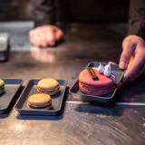 (24 ks) Talíř mělký - obdélníkový - plast - 145×85 mm - šedá