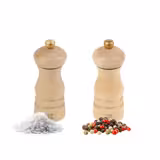 (6 stuks) PEUGEOT | CLERMONT - Zout- & pepermolens - Natuurlijk hout - Hoogte: 130mm