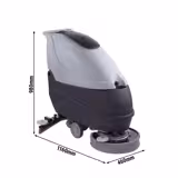 Commercial Walk-Behind Scrubber Dryer - Work Rate 1400 m²/h - Scrub Width 450mm - Tanks 42L/50L - incl. charging cable