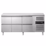 Koelwerkbank ECO - 1795x700mm - 417 liter - met 6 lades