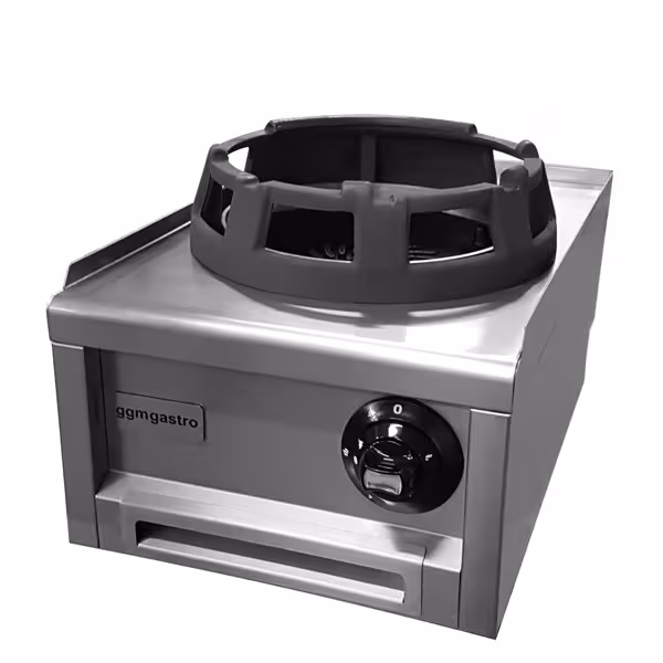 Wok-Gaskocher - 12 kW - 1 Brenner - Ø 285 mm