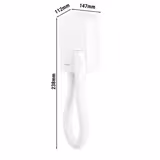 AIR-WOLF | Wall-Mounted Hair Dryer – without Hose and Hand Nozzle – ABS Plastic