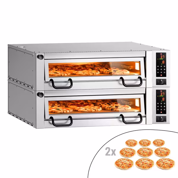 Elektro Pizzaofen Power - 9+9x 34cm - Digital