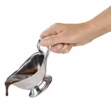 (6 szt.) Dozownik do sosów z pompką - PROFI - 0,12L - 160x72x93mm - Stal nierdzewna 18/8