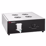 Aparat de gatit cu abur profesionale - 2,5 kW - Manual - incl. accesoriu pentru cuptor cu aburi cu 5 sertare