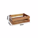 Caisse pour buffet - SUPERBOX - Bois - Brun - Hauteur:105mm