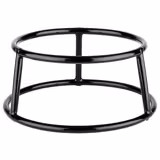 Alzata per buffet - MULTI ROUND - Metallo/PVC - Nero - Tonda - 180x180mm - Altezza: 80mm - con antiscivolo