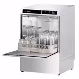 Çift Cidarlı Endüstriyel Bulaşık Makinası Set Altı - Dokunmatik Kontrol Paneli - 3,6kW - 50x50cm Sepetli - Deterjan ve Parlatıcı Pompalı