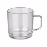 (50 pièces) Tasse en Polycarbonate - Transparente - 200 ml - Incassable
