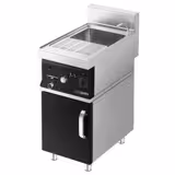 Cuocipasta professionale elettrico su base armadiata - 1 anta - con rubinetto di carico - 26 litri - 6,0kW - Linea 700