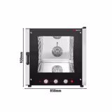 Bakkerij elektrische combisteamer - Handmatig - 6x GN 1/1 of EN 60x40