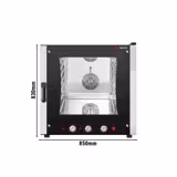 Horno de aire caliente eléctrico / 6 × GN1/1 y EN40×60