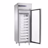 Bakery Fridge Stainless steel PREMIUM PLUS - EN 600x400mm - 585L - with 1 glass door
