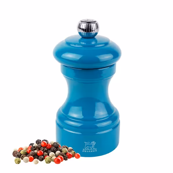 (6 pieces) PEUGEOT | BISTRORAMA - Pepper Mill - Pacific Blue - Height: 100mm