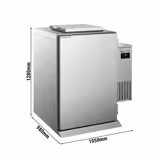 Raffreddatore per rifiuti umidi - 1x 120 litri - Unità destra