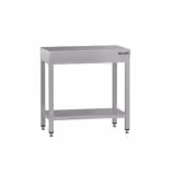 Edelstahl Arbeitstisch ECO - 600x600mm - mit Grundboden