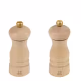 (6 pieces) PEUGEOT | CLERMONT - Salt & Pepper Mill - Natural - Height: 130mm